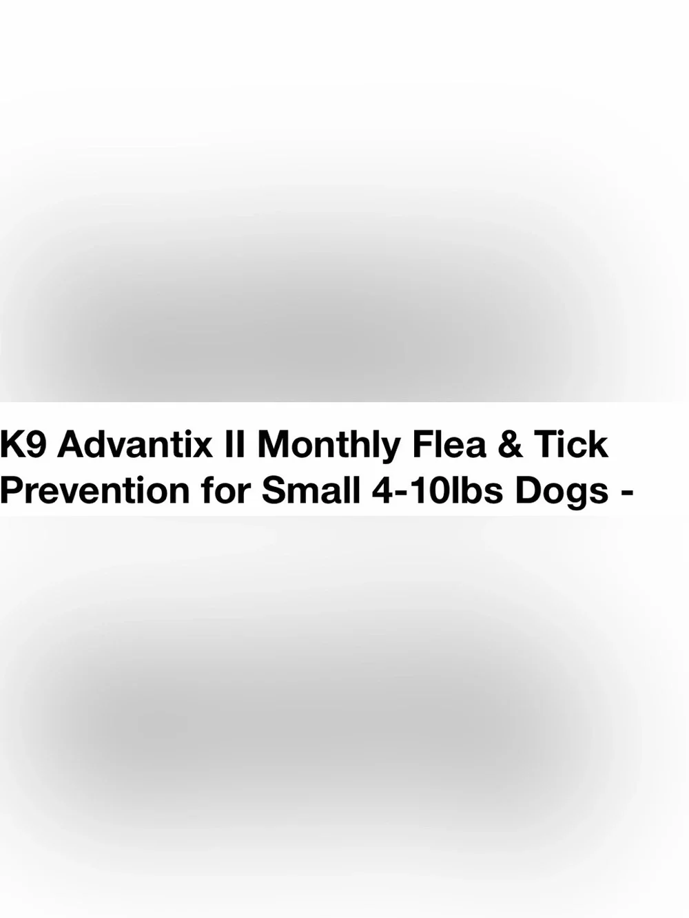 Elanco K9 Advantix II Small Dog Flea & Tick Treatment - Green